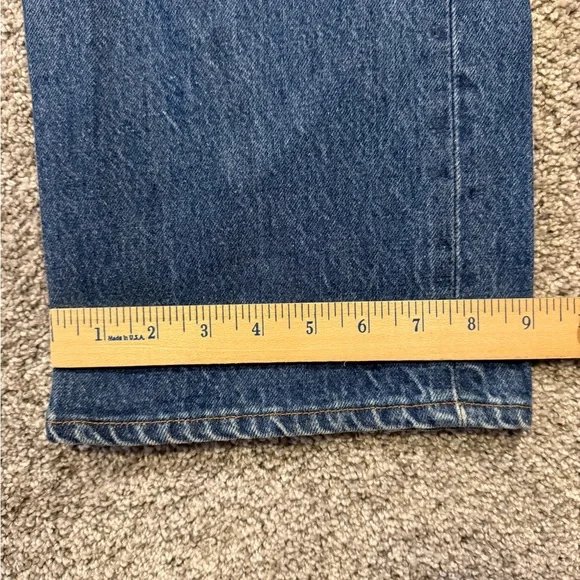Vintage Levis 501 Jeans Mens 42x34 Blue Button Fly Original Made In USA 1980s‎ *